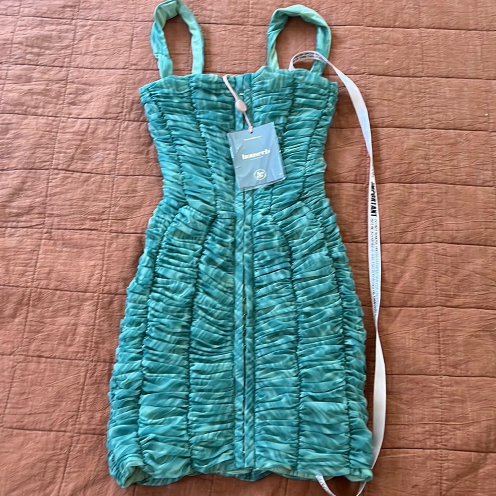 House of CB Chiffon Scrunch Mini Dress